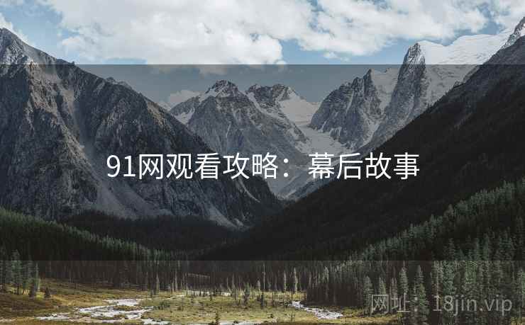 91网观看攻略：幕后故事