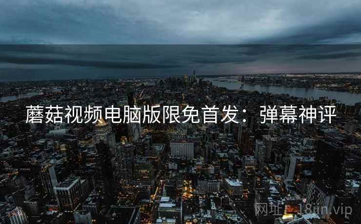 蘑菇视频电脑版限免首发：弹幕神评